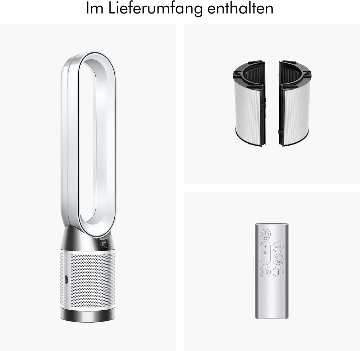 Dyson Purifier Cool PC1 Turmventilator Luftreiniger mit HEPA‑H13‑Filter