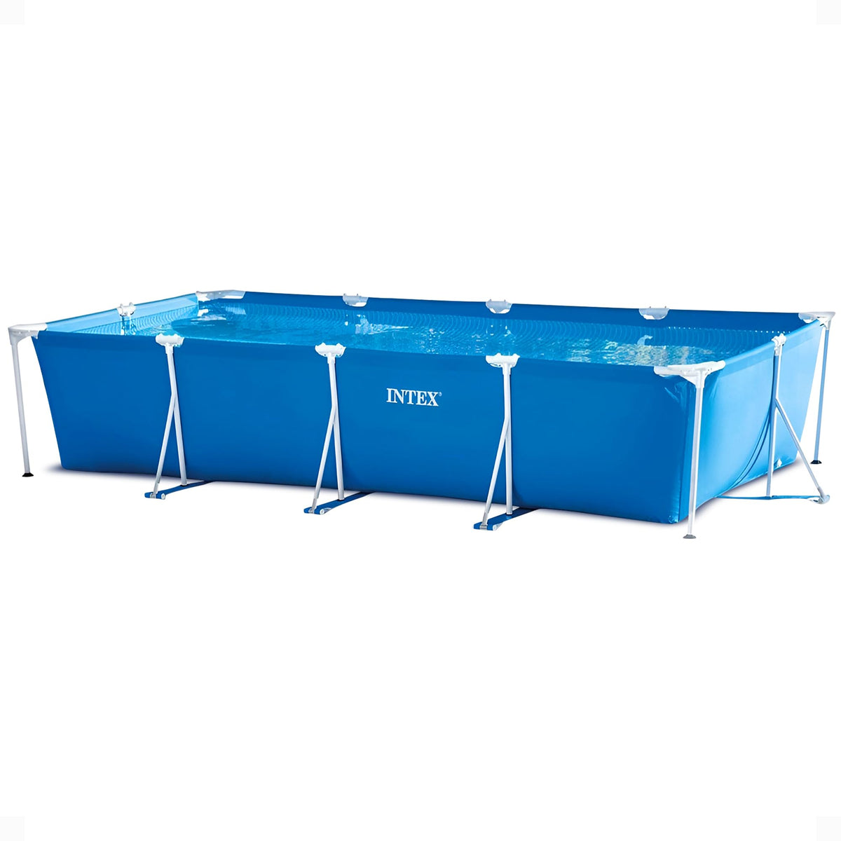 INTEX Metal Frame" Pool rechteckig Aufstellpool