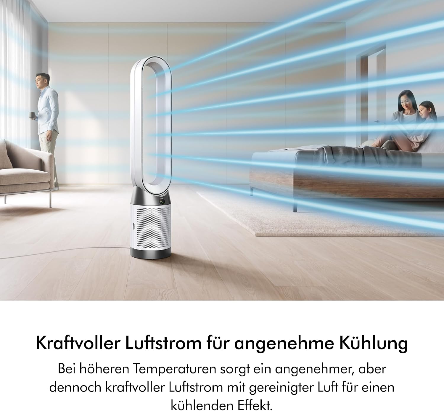Dyson Purifier Cool PC1 Turmventilator Luftreiniger mit HEPA‑H13‑Filter