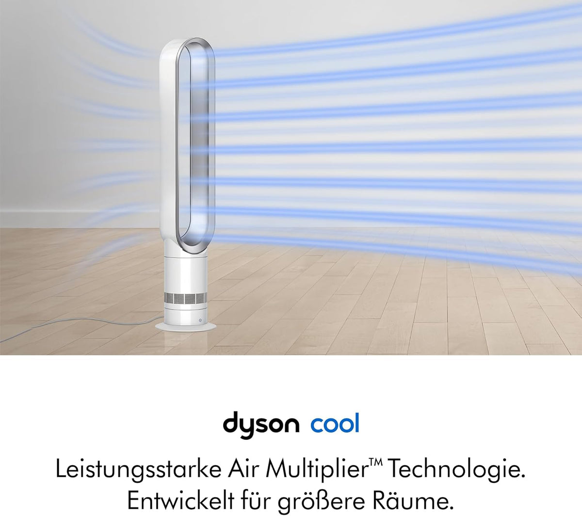 Dyson Cool AM07 Turmventilator – Leistungsstarke Air Multiplier Kühlung für Große Räume